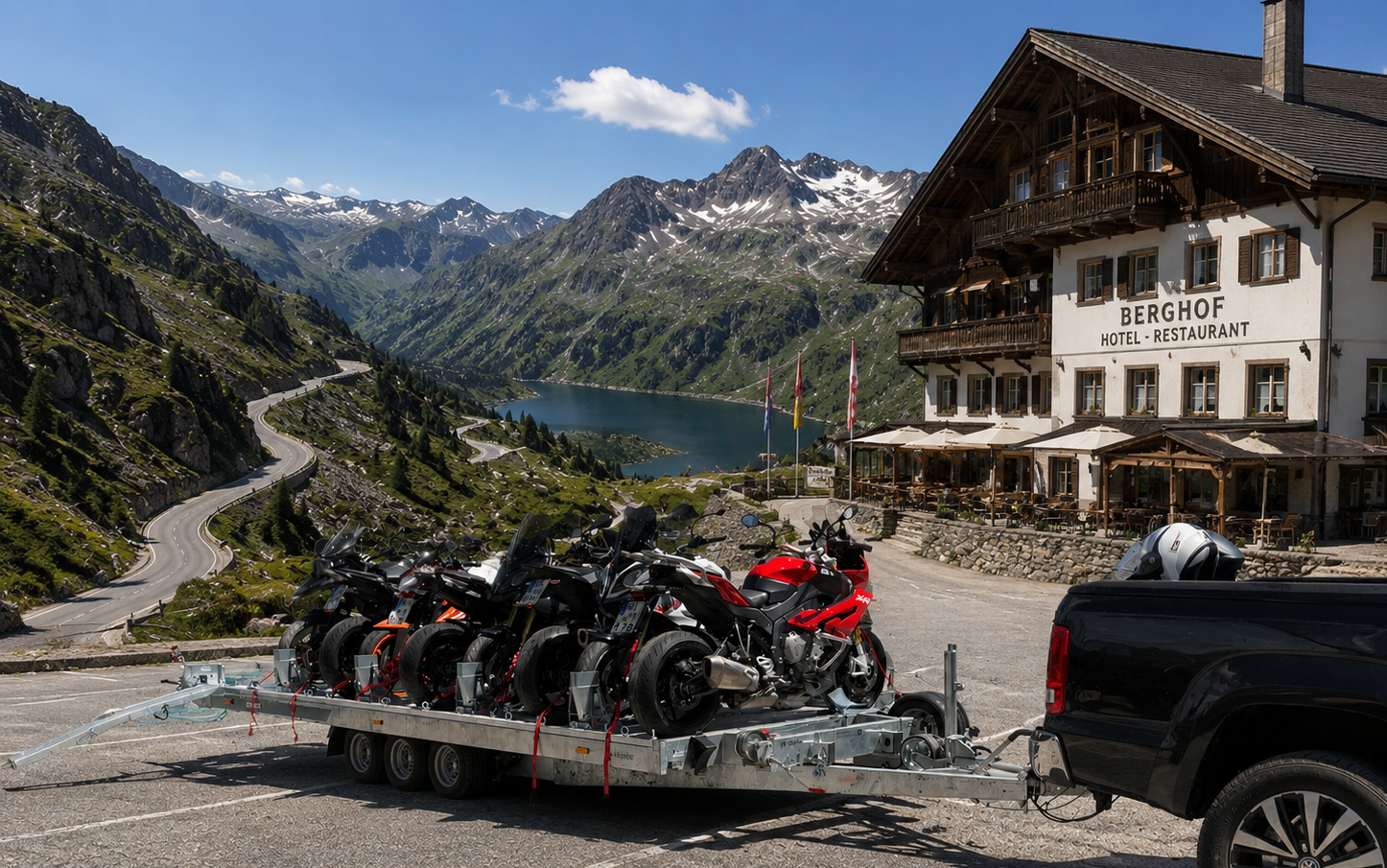 Dein Motorrad. Mein Anhänger.